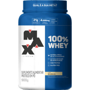 100% Whey Protein 900g Concentrado Pote